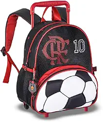 Mochila Rodas Escolar Infantil Oficial Flamengo 13" - Clio