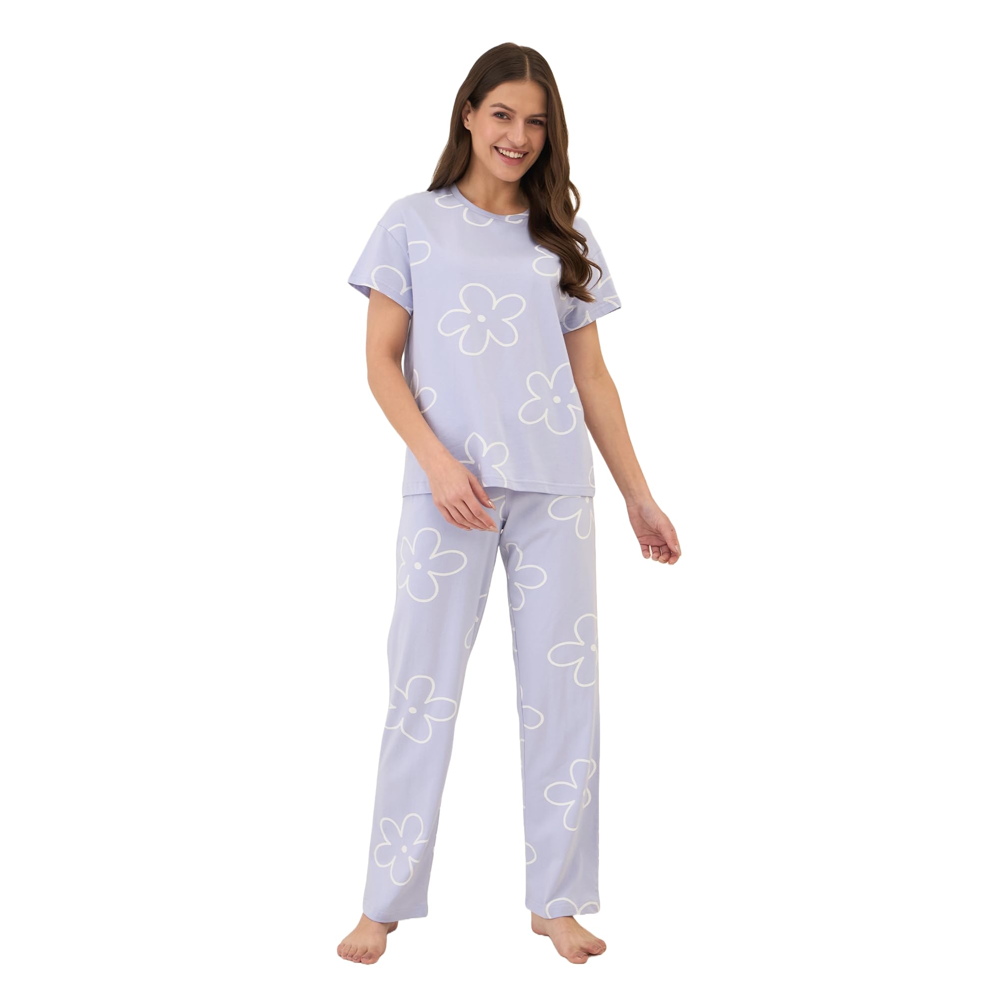sweet dreams Women Printed Pyajama Set-picture-14