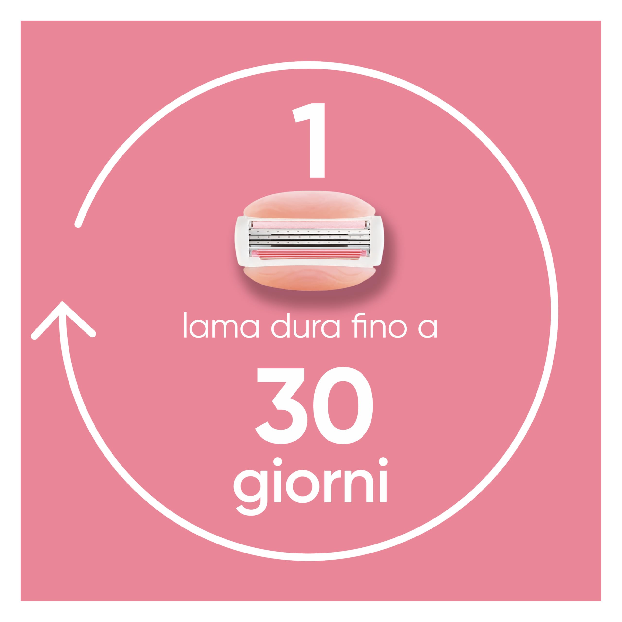 Gillette Venus Comfortglide Spa Breeze, 1 Rasoio Donna Venus, 6 Lamette Donna Da 3 Lame, Per Una Rasatura Liscia E Profonda Che Dura