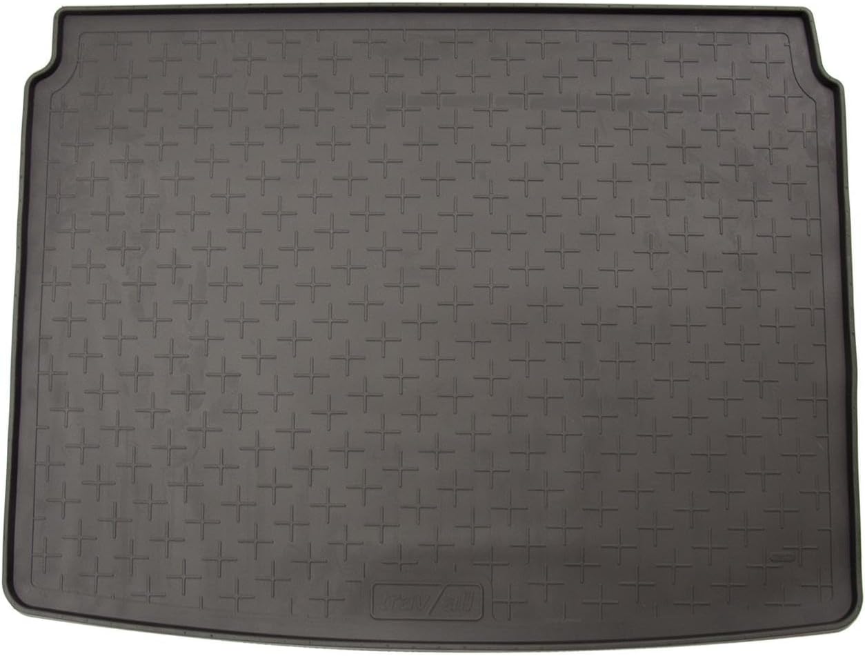 TRAVALL Trunk Liner for Fiat 500X (2014-2024) Premium Tailored Fit Car Floor Mat Waterproof Cargo Mat Black Rubber Guard Dog Friendly All Weather Trunk Protector Custom Fit Accessory