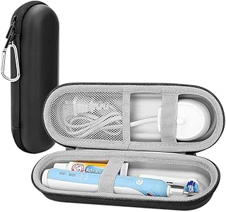HANNEA® Electric Toothbrush Hard Travel Case Compatible with Oral-B Pro 500 300 1500 iO series 7 8 9 Toothbrush