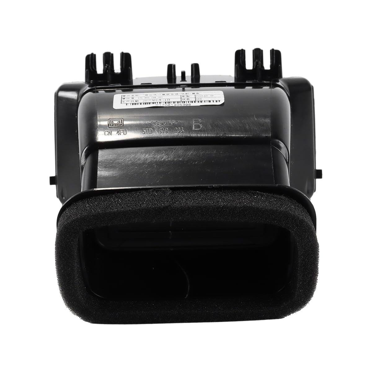 Grille d'aération centrale pour climatisation arrière - Compatible avec VW Touran 2016-2021 5TD819203 5TD864298