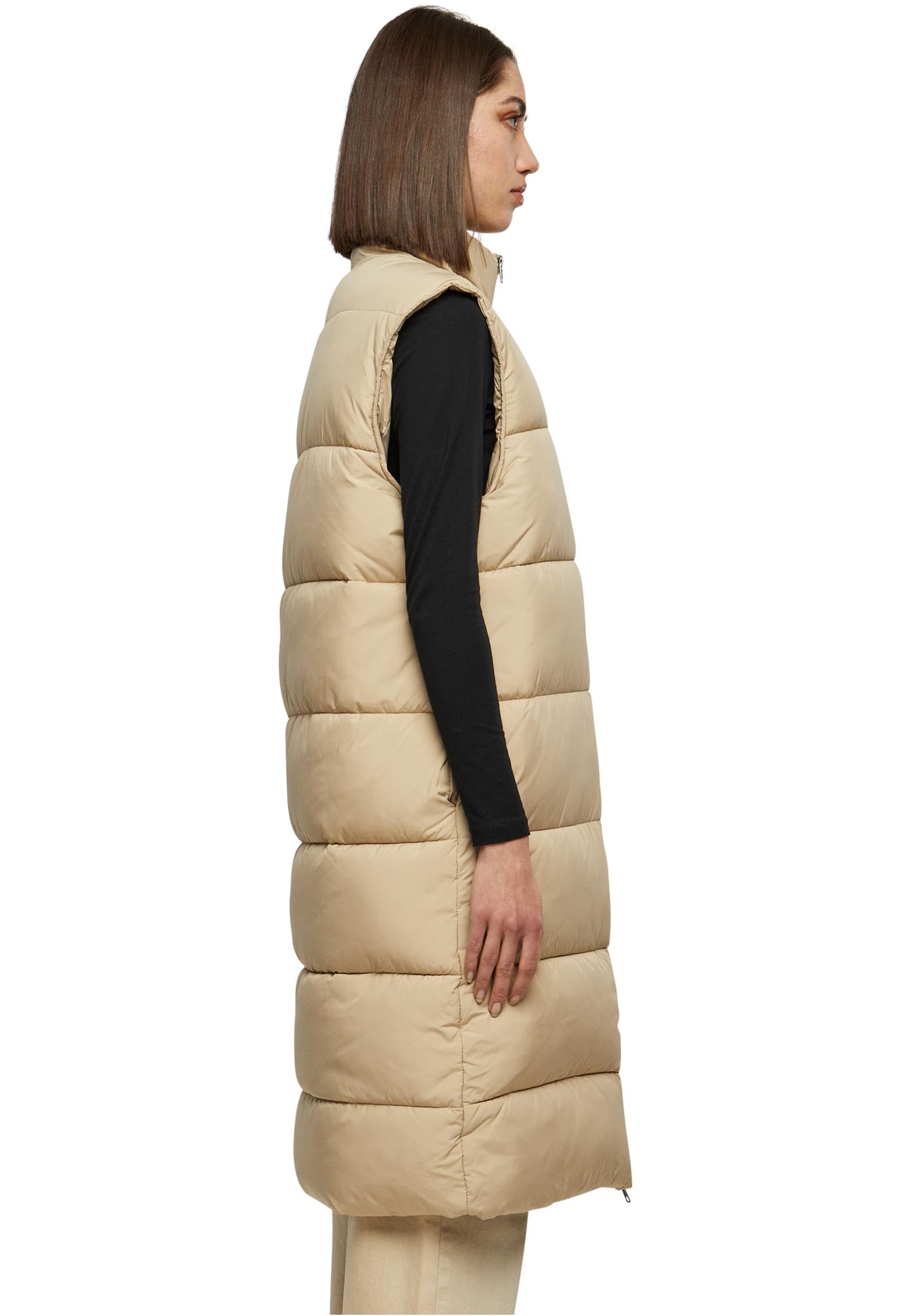 Urban Classics Damen Ladies Long Puffer Vest