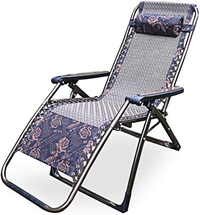 Folding Camping Cot for Adults Heavy Duty Outdoor Bed with Carry Bag Layer Travel Camp Cots Portable Cot Extra Wide,Garden Chairs Sunbed Foldable with Armrests Headrest Metal Bracket Cloth E