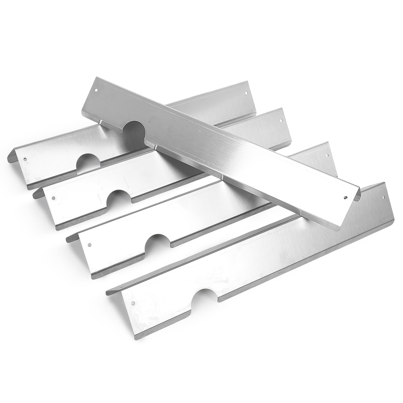 5PCS Flavorizer Barres en Acier Inoxydable Rails d'arômes pour W-e-b-e-r Genesis II/LX 300 Grill à gaz,Rails Aromatiques Flavorizer Bar pour BBQ W-e-b-e-r II LX E/S-340 E-310 E-315 E-335 E-330 S-335