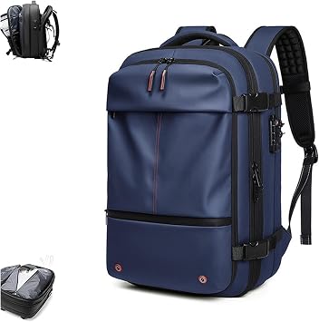 Backpack - Airbag Backpack, Backpack Travel, Multiple Expandable Travel Backpack With Vacuum System For Business Trips, Ranch, Overnight, Adventure