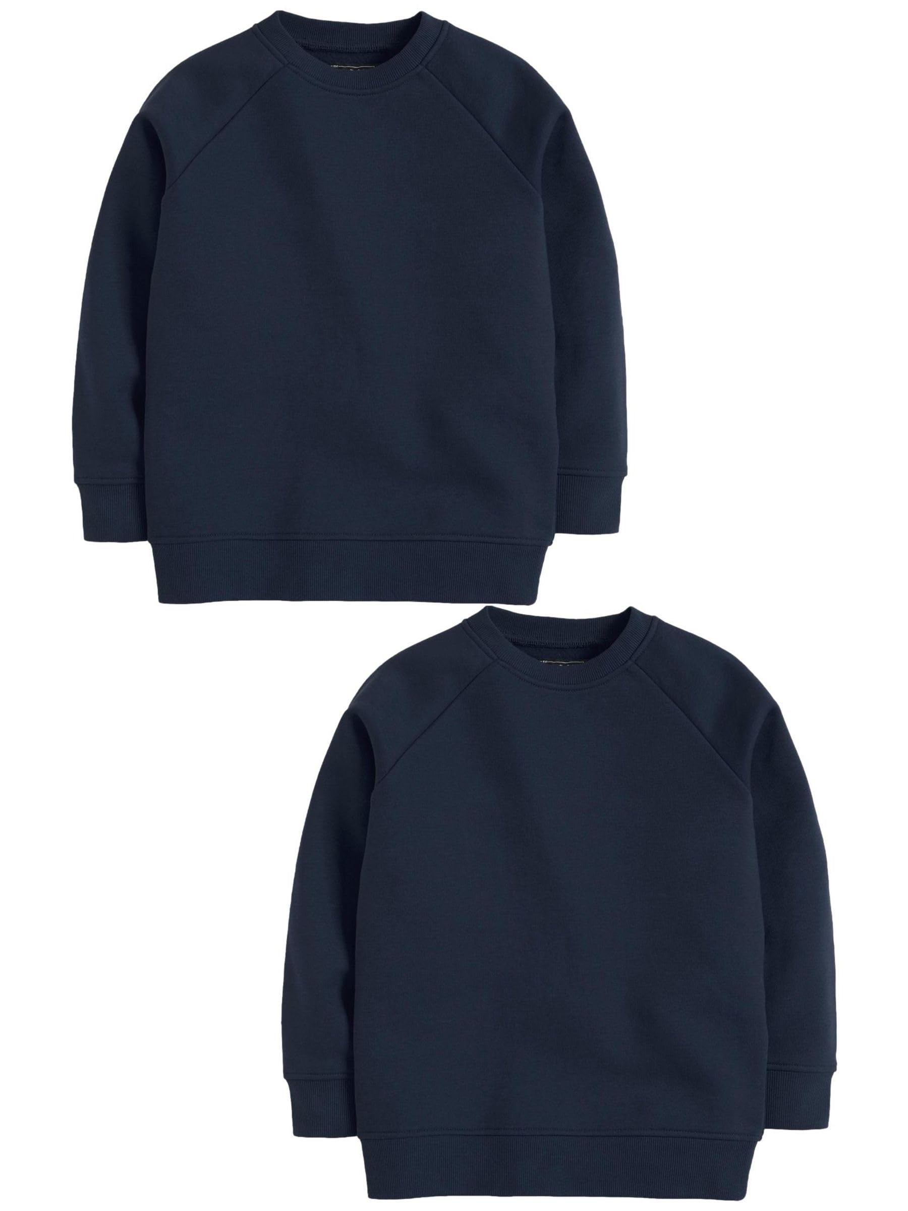 NEXT Niños Pack de 2 jerséis Escolares con Cuello Redondo