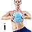 CIZEBO Pilates Ball 8 inch, Small Exercise Ball for Between Knees with Needle Pump for Core Workout & Physical Therapy Yoga PT, Blue