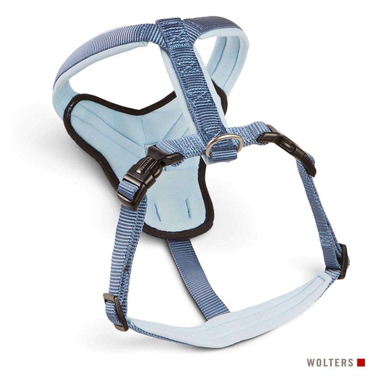 Wolters - Arnés Profesional para Perros, Tamaños y Colores, tamaño: 80 – 95 cm, Color: Riverside Bue/Sky Blue