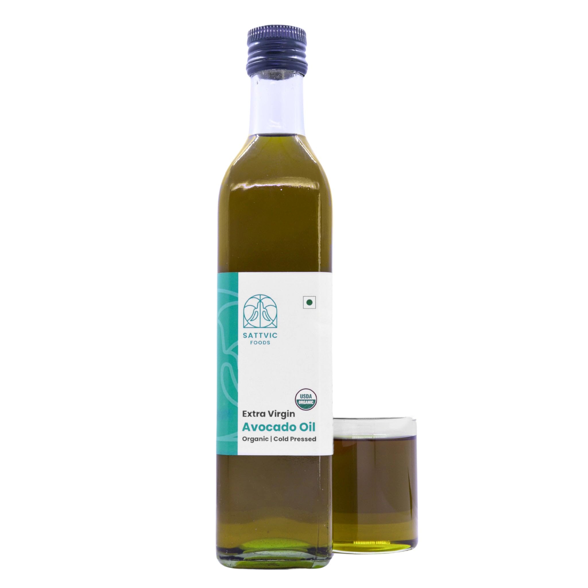 Sattvic Foods Extra Virgin Avocado Oil (250 ml) | Certified Organic, Cold-Pressed, Keto and Paleo friendly | Good For Heart and Overall Health | High Smoke Point - Use for Frying, Grilling &, Dressing (B0D3LHTK6Q) Amazon Price History, Amazon Price Tracker