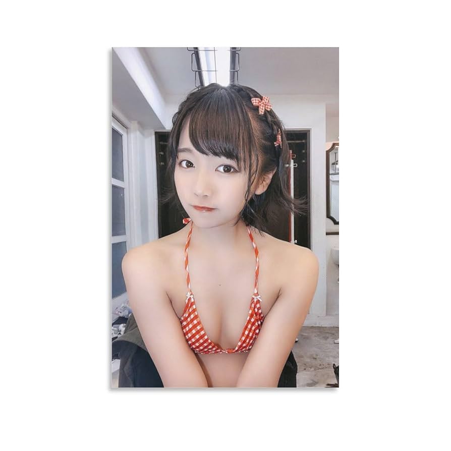【アクリル画】金のシーツに横たわる少女【絵画】 Amazon.co.jp: 香月杏珠写真ビキニセクシー貧乳壁飾りポスター
