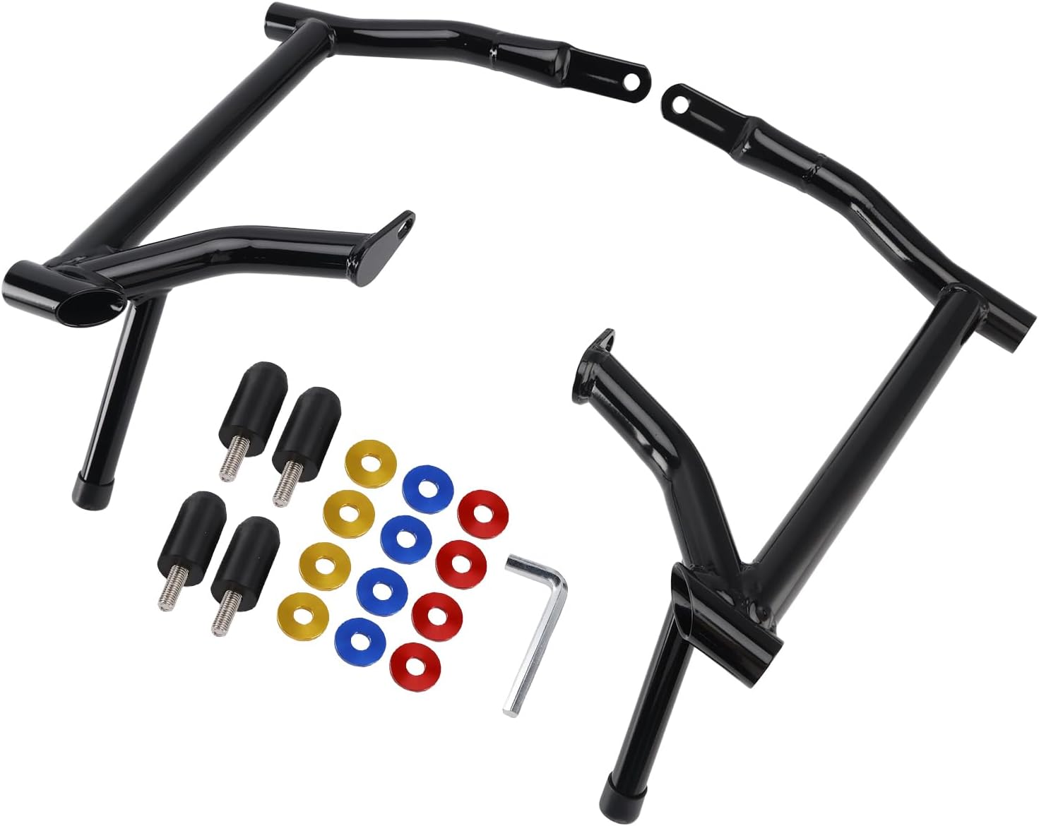 Areyourshop Saddlebag Guard Crash Bar Frame Protector for Harley Road Glides Street Glides Road Glides FLHT FLHX 2014-2023