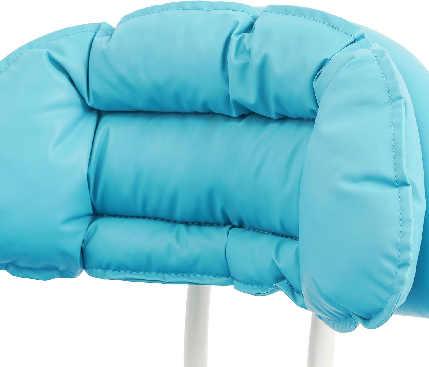 Rolling Stool with Back Rest, Heavy Duty Rolling Stools with Wheels Mechanic Stool with Wheels Roller Chair Rolling Garage Stool for Home Office Garage Mechanic Flooring Cleaning Shop (Blue)