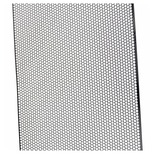 Parrilla frontal de aluminio premium con malla hexagonal de 100cm para carrocería 3
