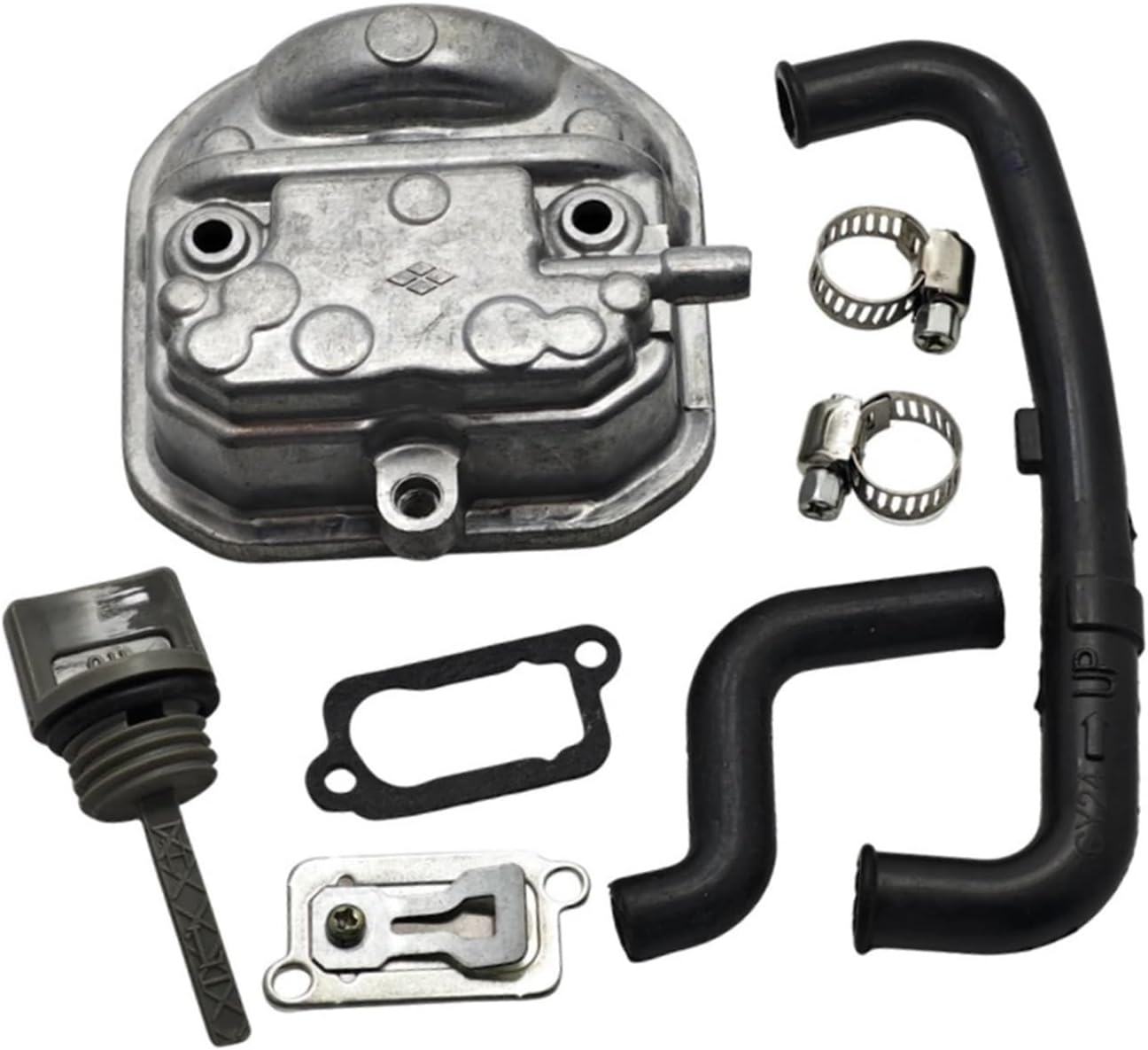 Cylinder Head Cover Oil Dipstick Breather Hose Outlet Gasket Kit Fit for GX35Lawn Mower Engine Spare Part Tools