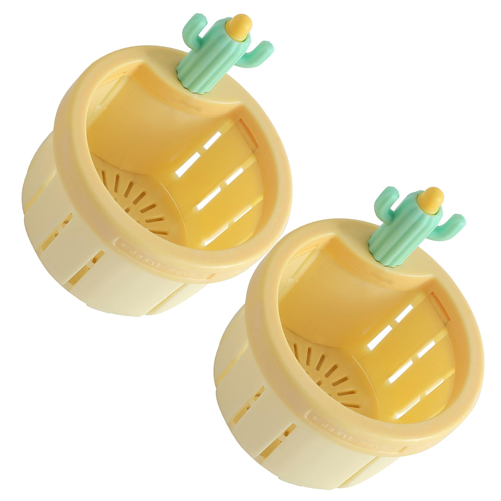 2Pcs Cactus Sink Strainer, Kitchen Draining Basket Food Waste Catcher, Press Release Filter Basket Sink Filter