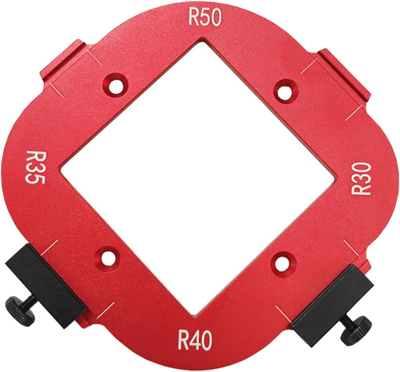 Corner Radius Template, R30/R35/R40/R45 Router Templates Woodworking Round Corner Radius Template