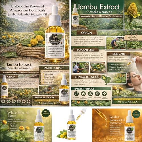 Spilanthol de Jambu Nativilis alternative au B-tox pour une meilleure pénétration