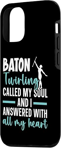Miniatura 2 de Funda para iPhone 12/12 Pro Baton Twirling Gimnasia Majorette Baton Twirler