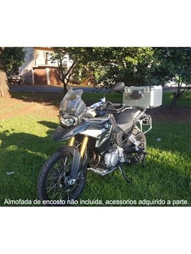 BMW F850 GSA - BAULETO 60 L ALUMINIO (2 CAPACETES) ENCAIXE DIRETO NO BAGAGEIRO