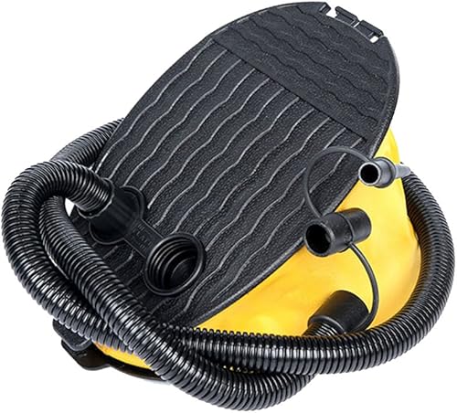 Bomba de aire portátil de pie inflador de bombeo de aire de 3 litros para dispositivos inflables al aire libre - piscina, globo, anillo de