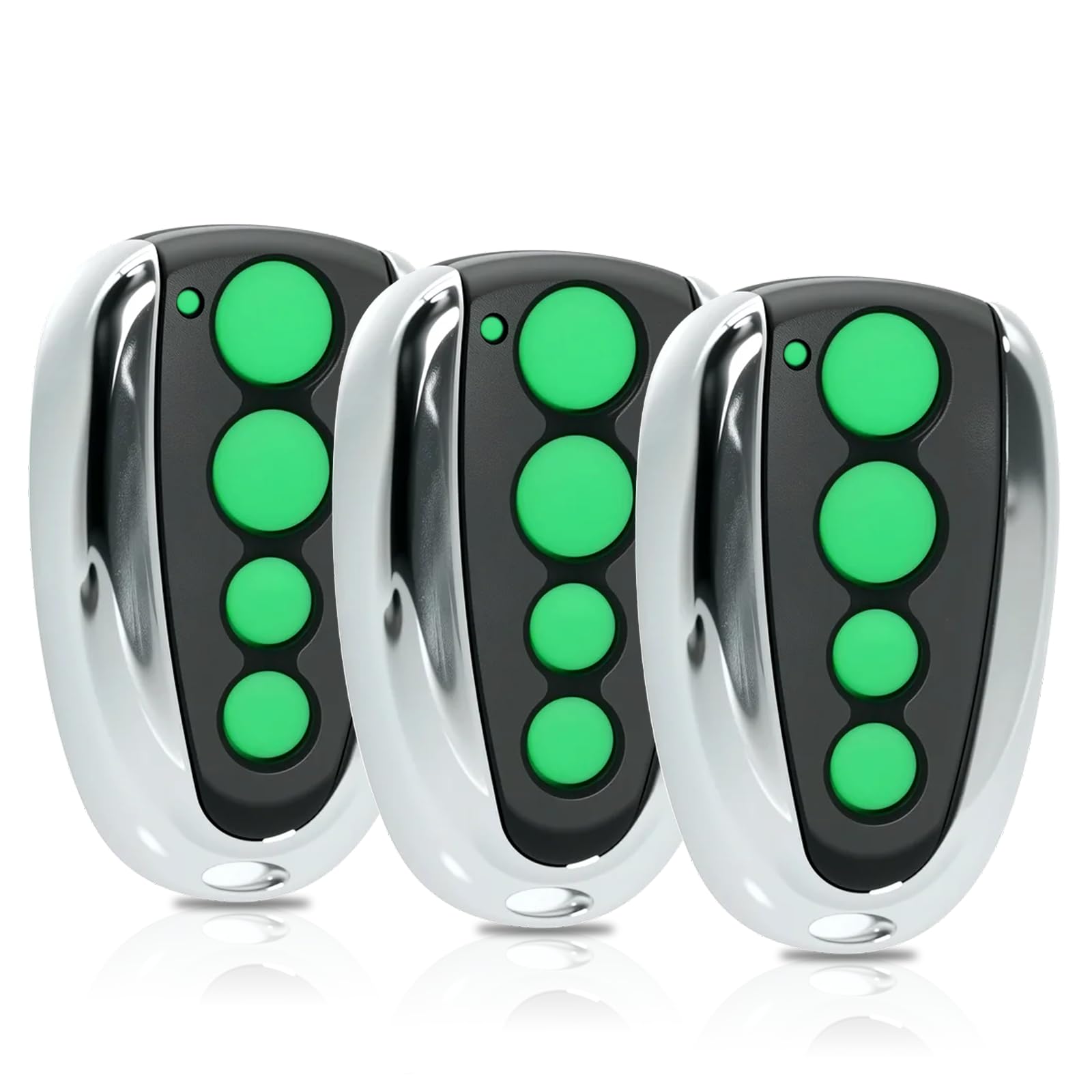 Garage Door Remote Compatible with TOPENS M12, 4 Buttons Garage Door Opener, Wireless Transmitter for Automatic Swing Sliding Gate, Garage Door (3PCS)