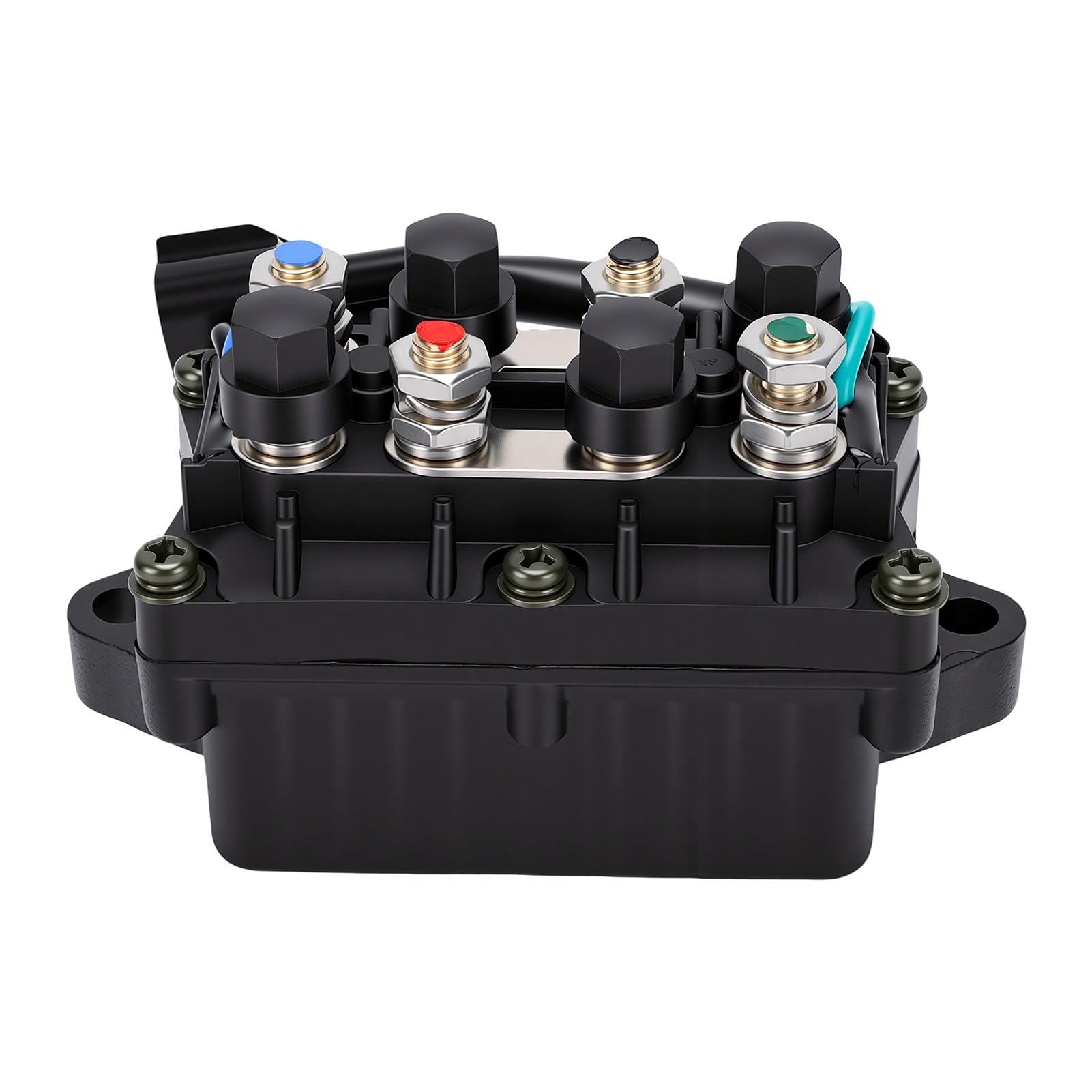 Luocute Conjunto de relé de Ajuste, Reemplazo de 3 Pines para Fuerabordas de 25 a 250 Caballos de Fuerza, 2 Tiempos, 4 Tiempos, con Cables Azul, Verde y Negro, Reemplaza a 61A-81950-01-00