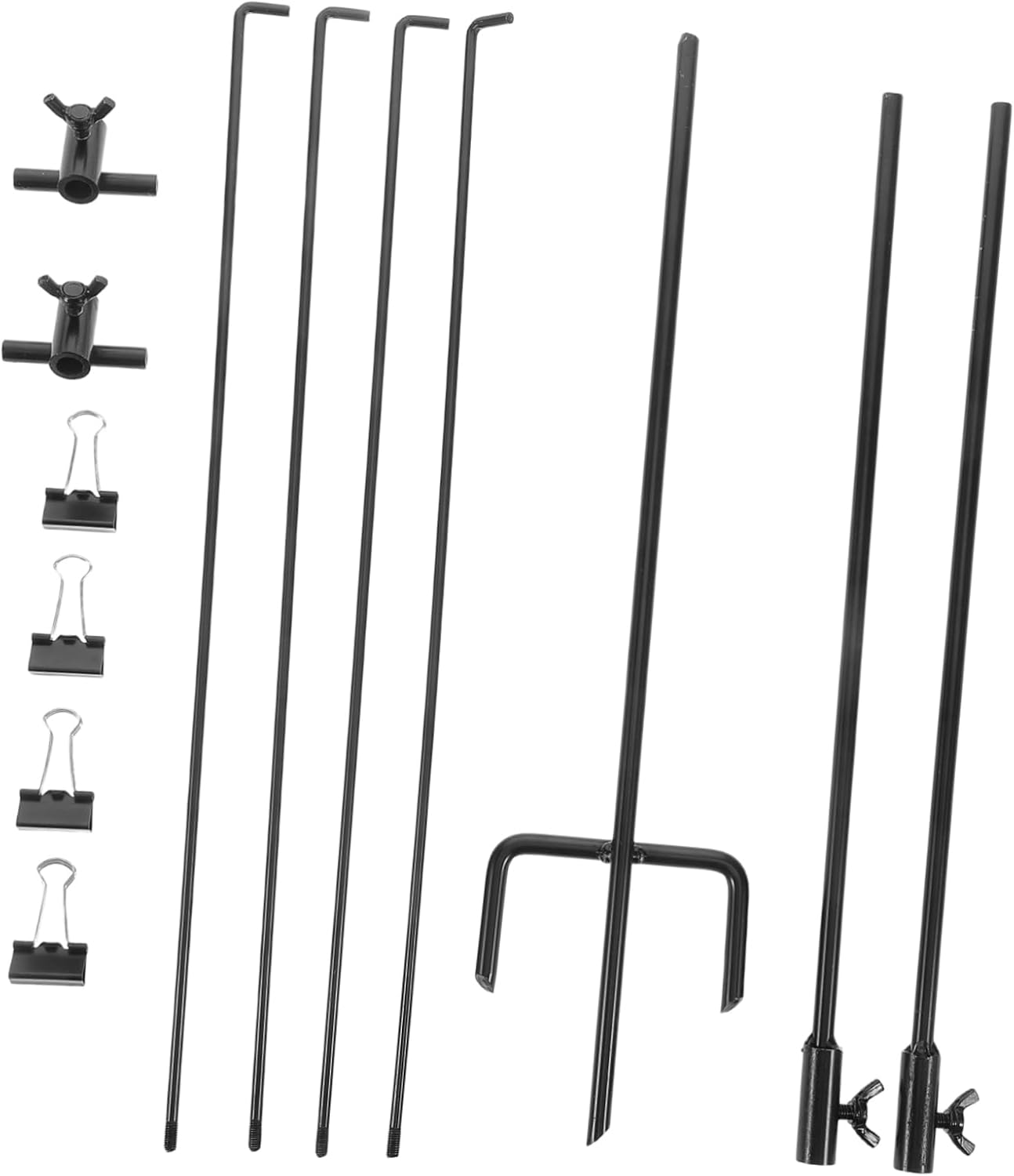 BESTonZON Heavy Duty Adjustable Target Stand for Paper Targets Metal Holder with Angles Heights for Outdoor Shooting Range Practice