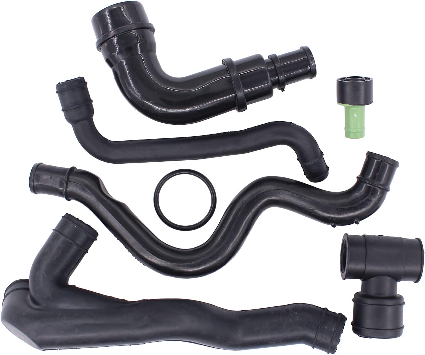 Crankcase Breather Hose Pipe Kit Set for V-W Bora Golf MK4 A-UDI A3 1.8T 06A103213AF