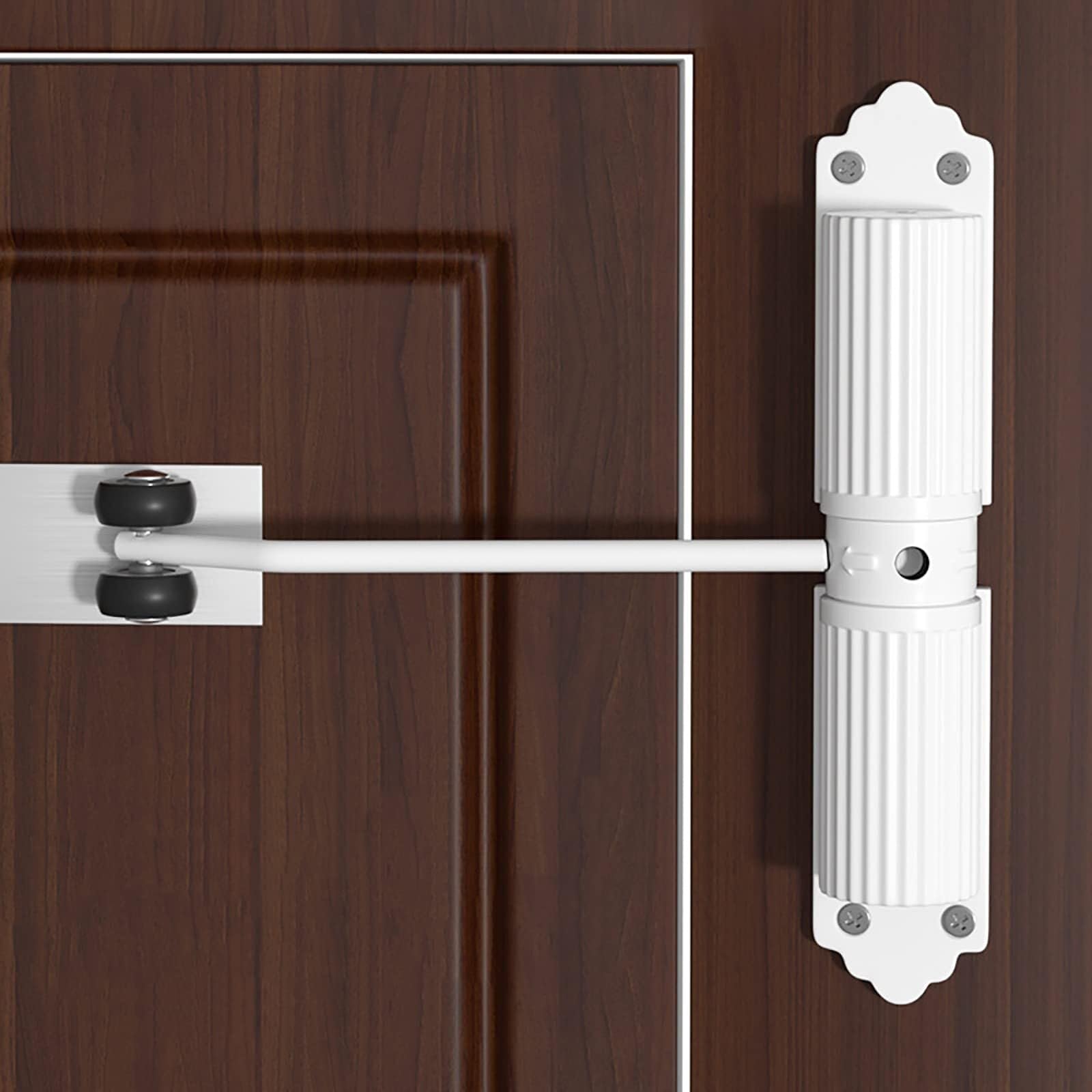 Ferme-porte hydraulique automatique à ressort de sécurité pour portes intérieures et extérieures avec indice de résistance au feu