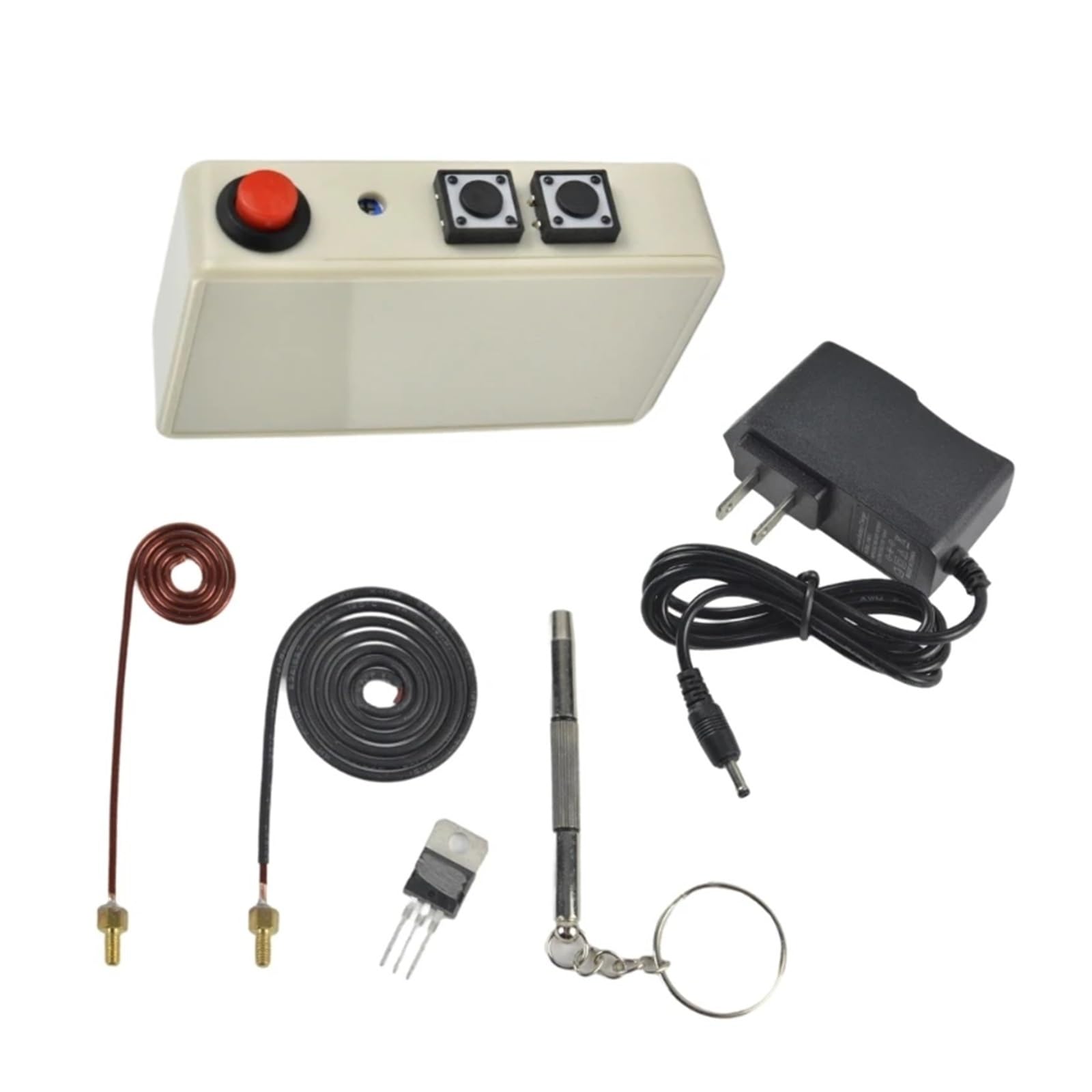 Detector de bombillas 150 MH/z, generador pulsos electromagnéticos alta potencia, EMP ajustable frecuencia(Black)
