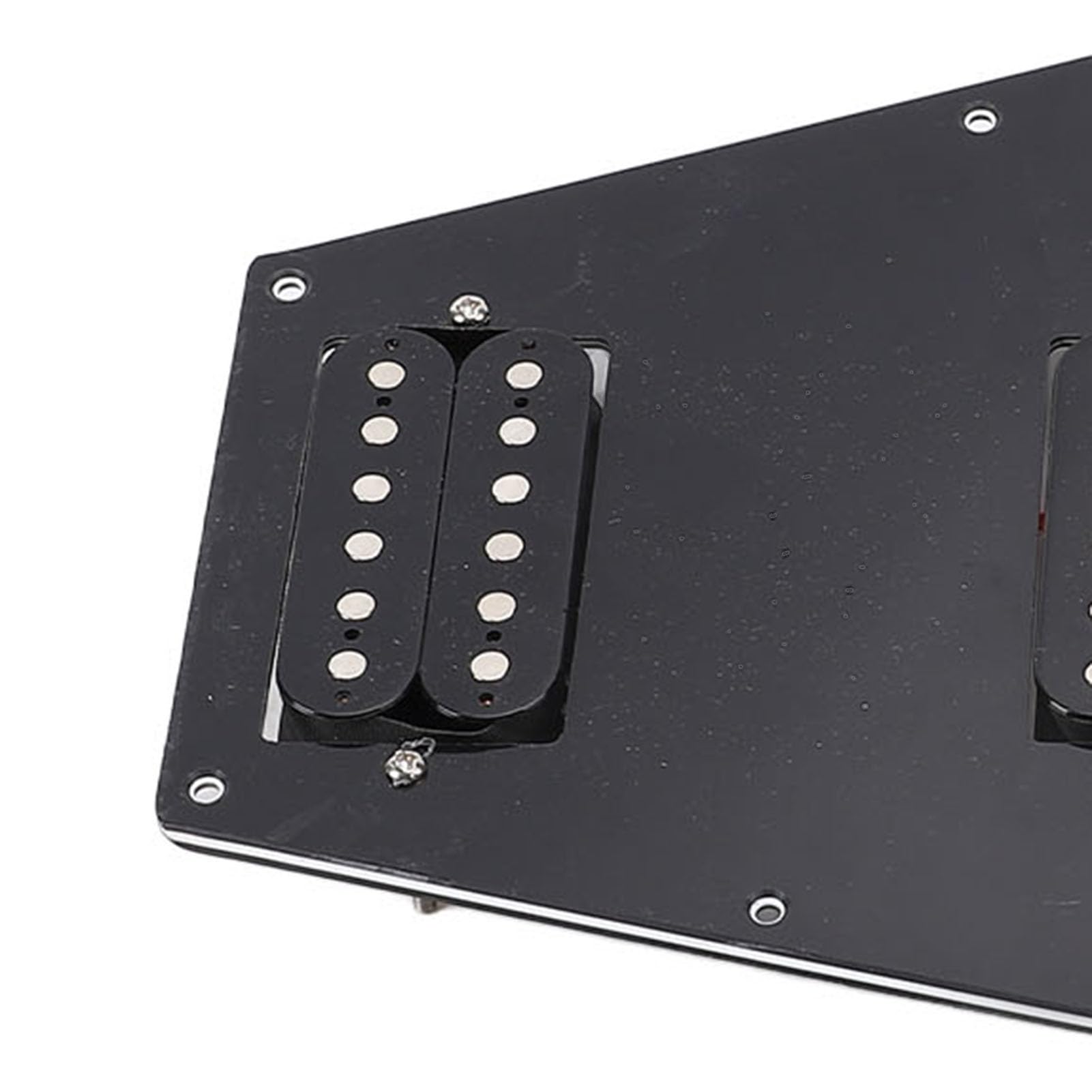Battipenna Caricato Precablato, Battipenna per Chitarra Elettrica in Lega di Legno, Piastra Antigraffio per Pickup a 2 Bobine Divise con Design a Bobina Divisa, Ideale per Chitarre a V Volanti