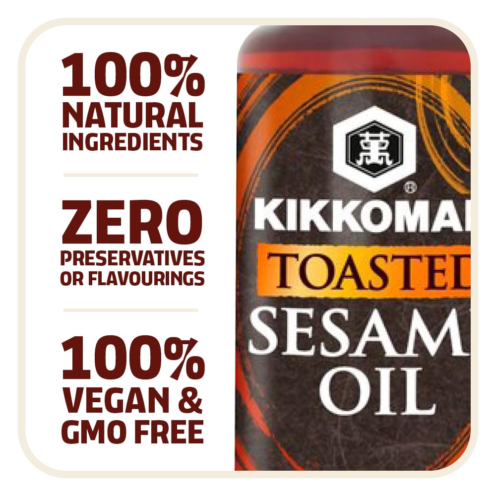 Kikkoman Aceite de Sésamo Tostado 6 x 125ml