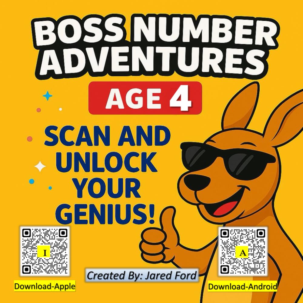 BOSS NUMBER ADVENTURES: AGE 4 - Scan and Unlock Your Genius! (Unlock Your Genius Series)
