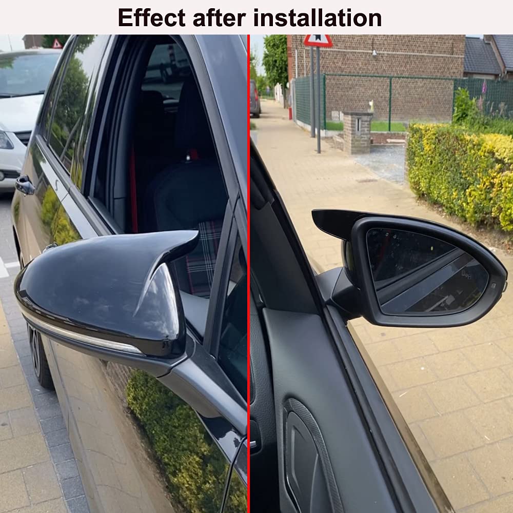 1 para osłon lusterek bocznych lewo/prawo dla Golf MK7 7.5 GTI 7 Golf 7 R