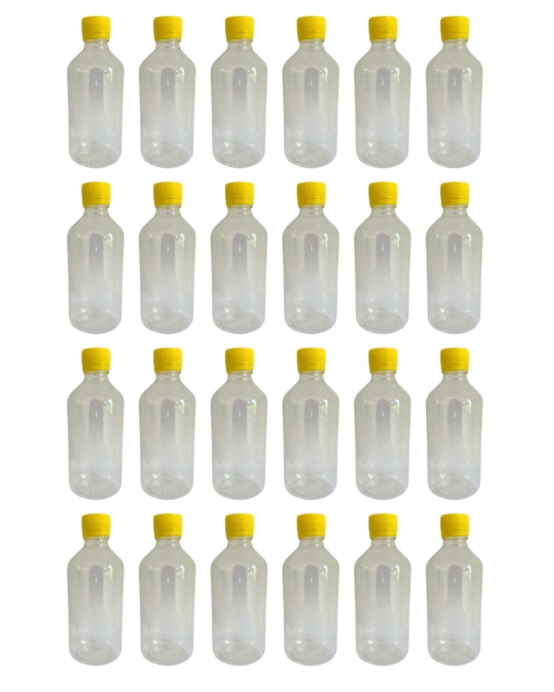 200ml Empty Clear Round Bottle with Top Cap,Multipurpose Reusable Container for Hair Oils, Shampoo, Conditioner, Lotion, Medicated Oil (Pack of 24, Plastic)-image-26