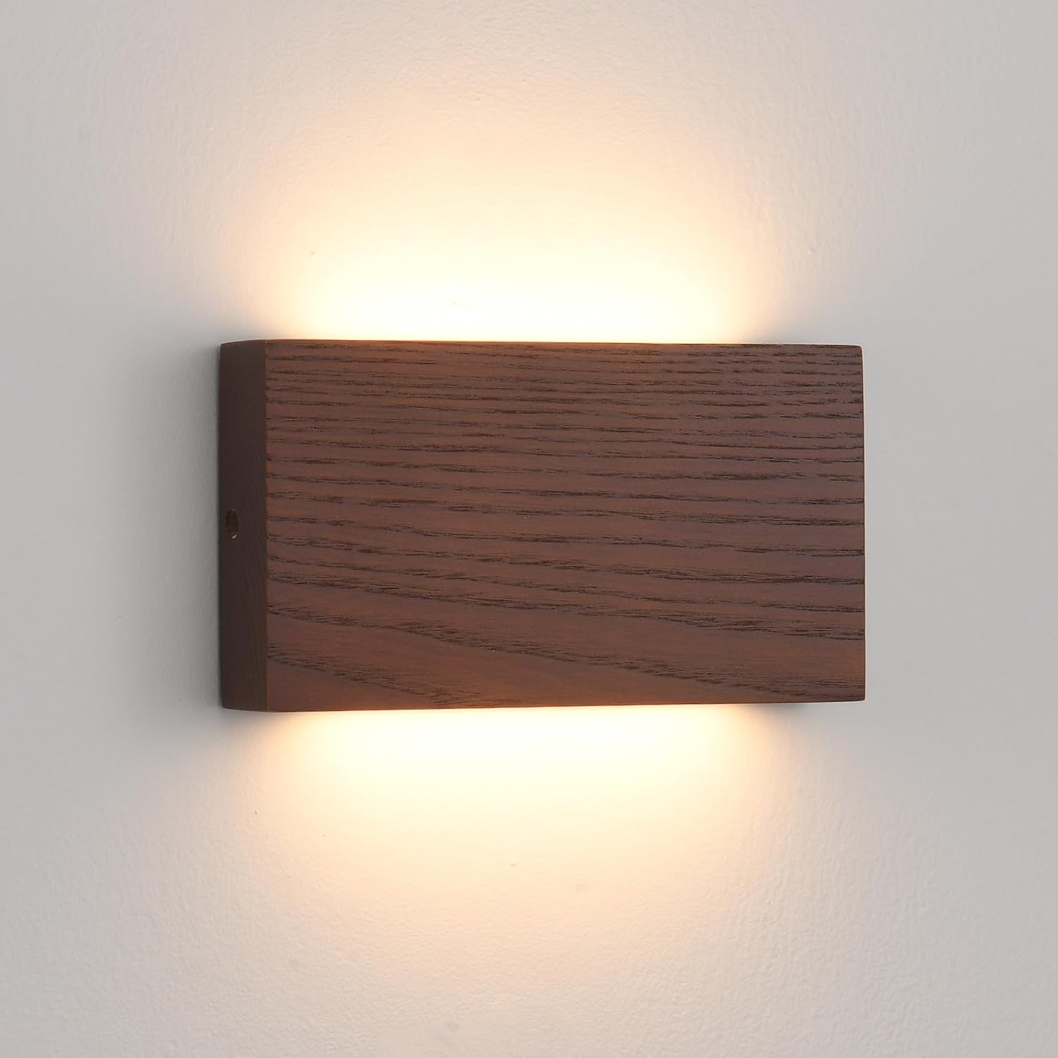 Wood Linear LED Wall Sconce, Dimmable Wall Light, Wood Long Wall Lamp Hallway wall Lights fixtures wall Mounted Lights，Warm Light lamp
