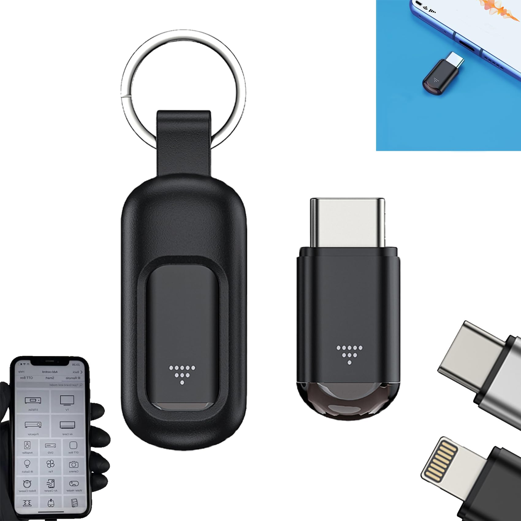 Cyberplex, Microlord Mini Hacking Tool, Cyber Bender, Remote Controlled, Type-C (Black)