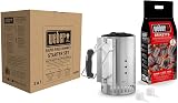 Weber chimenea de encendido + briquetas
