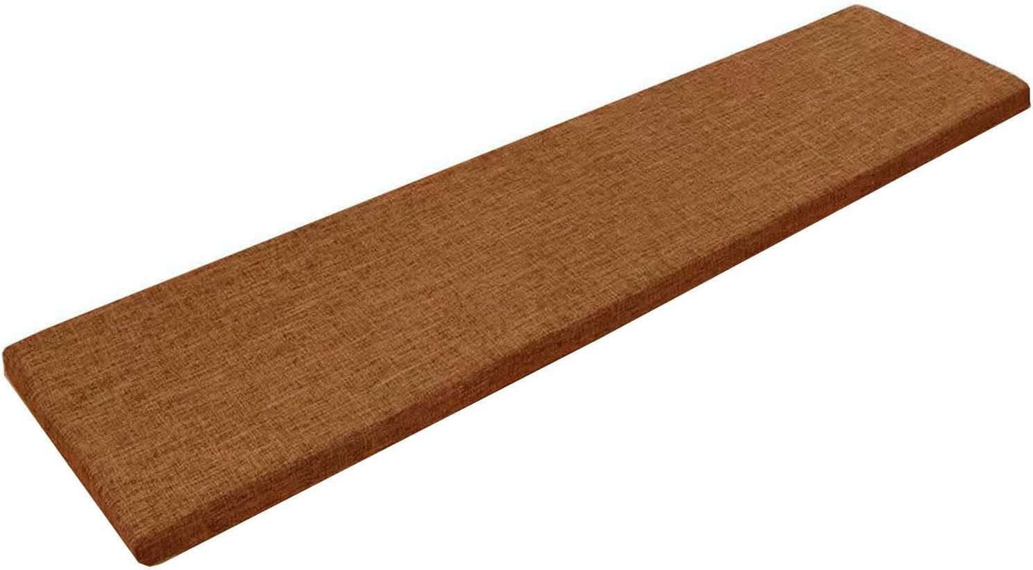 Bench Cushion - Outdoor/Indoor Patio Porch Swing Cushions, 48/40/50 x 12/14/16/18 inch Bay Window Seat Furniture Cushion Non-Slip with Zipper (Color : 8#, Size : 31x14x2in)