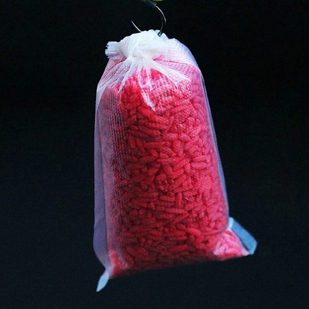 FRCOLOR PVA Water Soluble Bag, PVA Fishing Bags Fishing Bait Bag Back Packing Bags for Men Fishing 50pcs, As Shown - Image 3