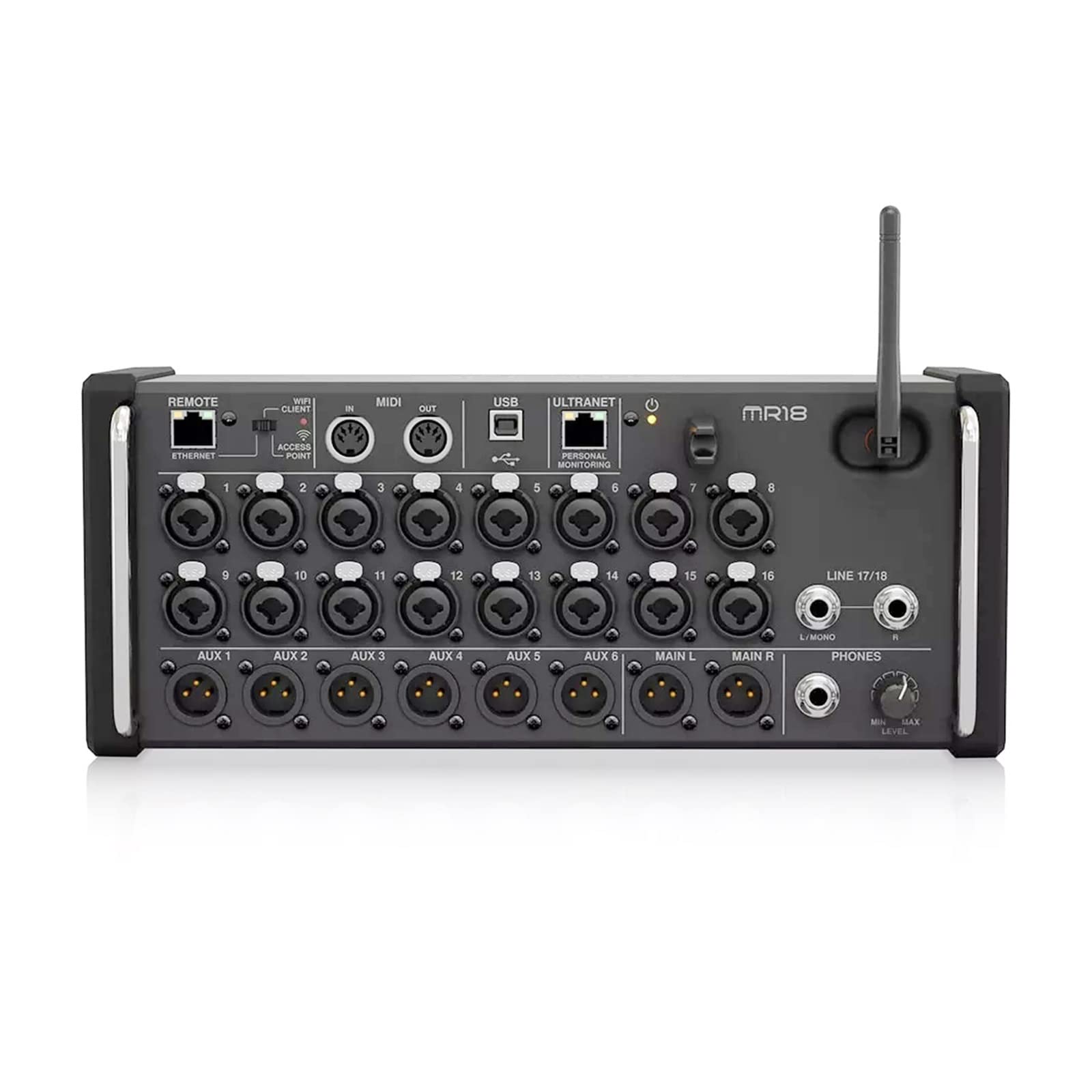 Mikser audio, XR16/XR18/MR18 16/18-kanałowy profesjonalne cyfrowe studio miksujące konsola do nagrywania Dj Studio Wifi Cyfrowy mikser Jakość dźwięku (kolor: Nero, rozmiar: MR18)