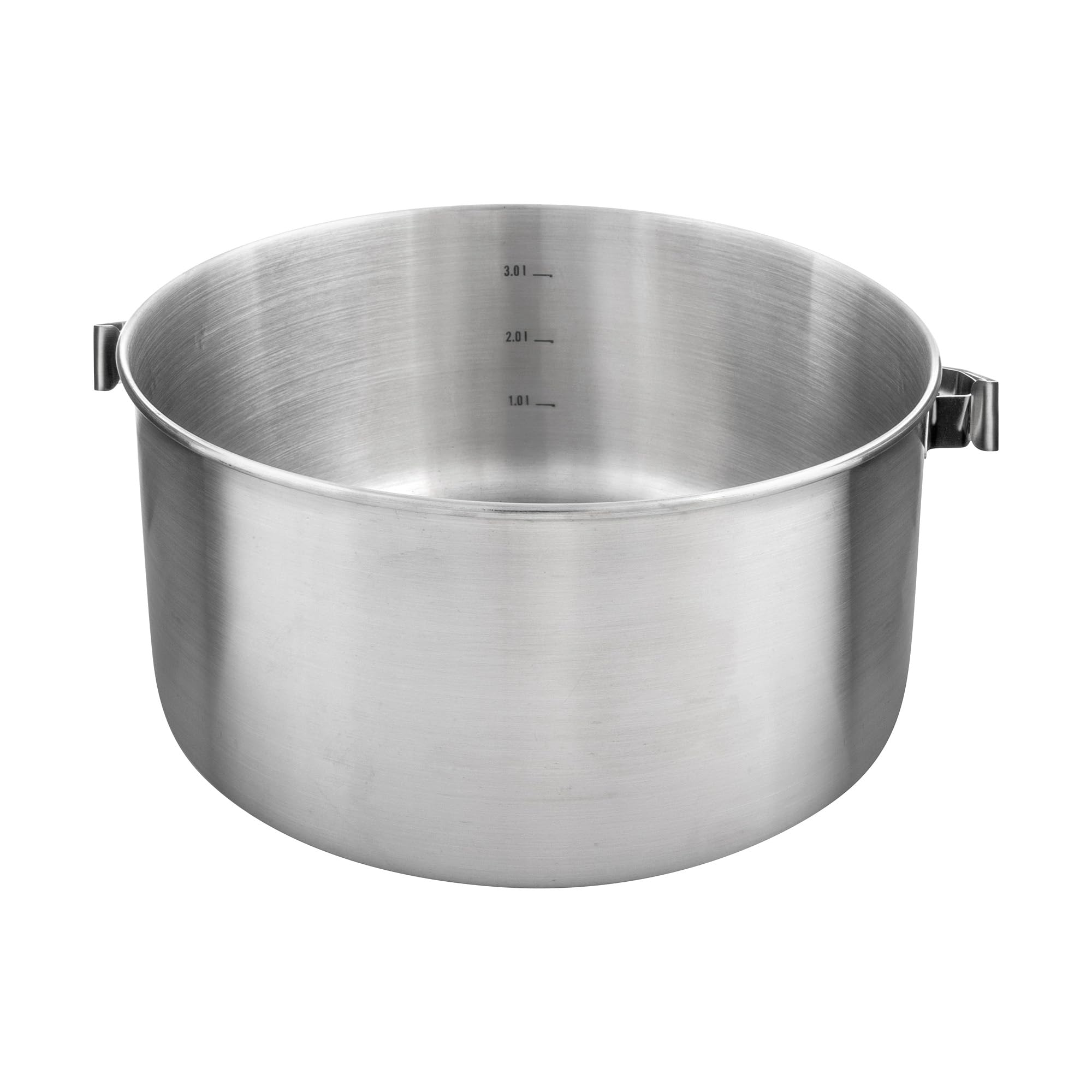 Tatonka Kettle II (2.5/4 L) - Outdoor-Kochtopf aus Edelstahl mit Volumenskalierung und inklusive Deckel mit Siebfunktion - 2,5/4 Liter Volumen