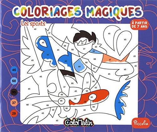 Les sports : Coloriages magiques