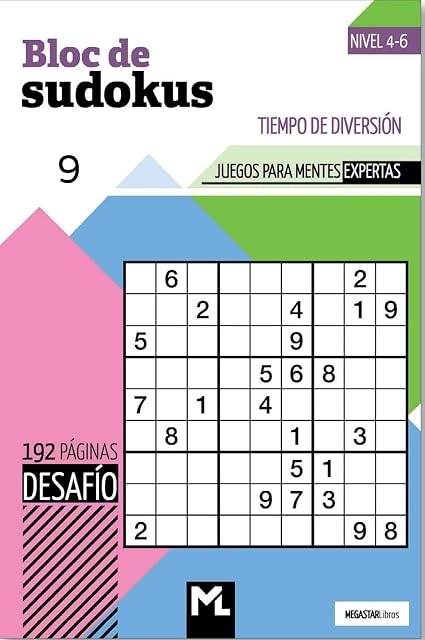 Portada de Bloc de Sudokus 9 Desafio