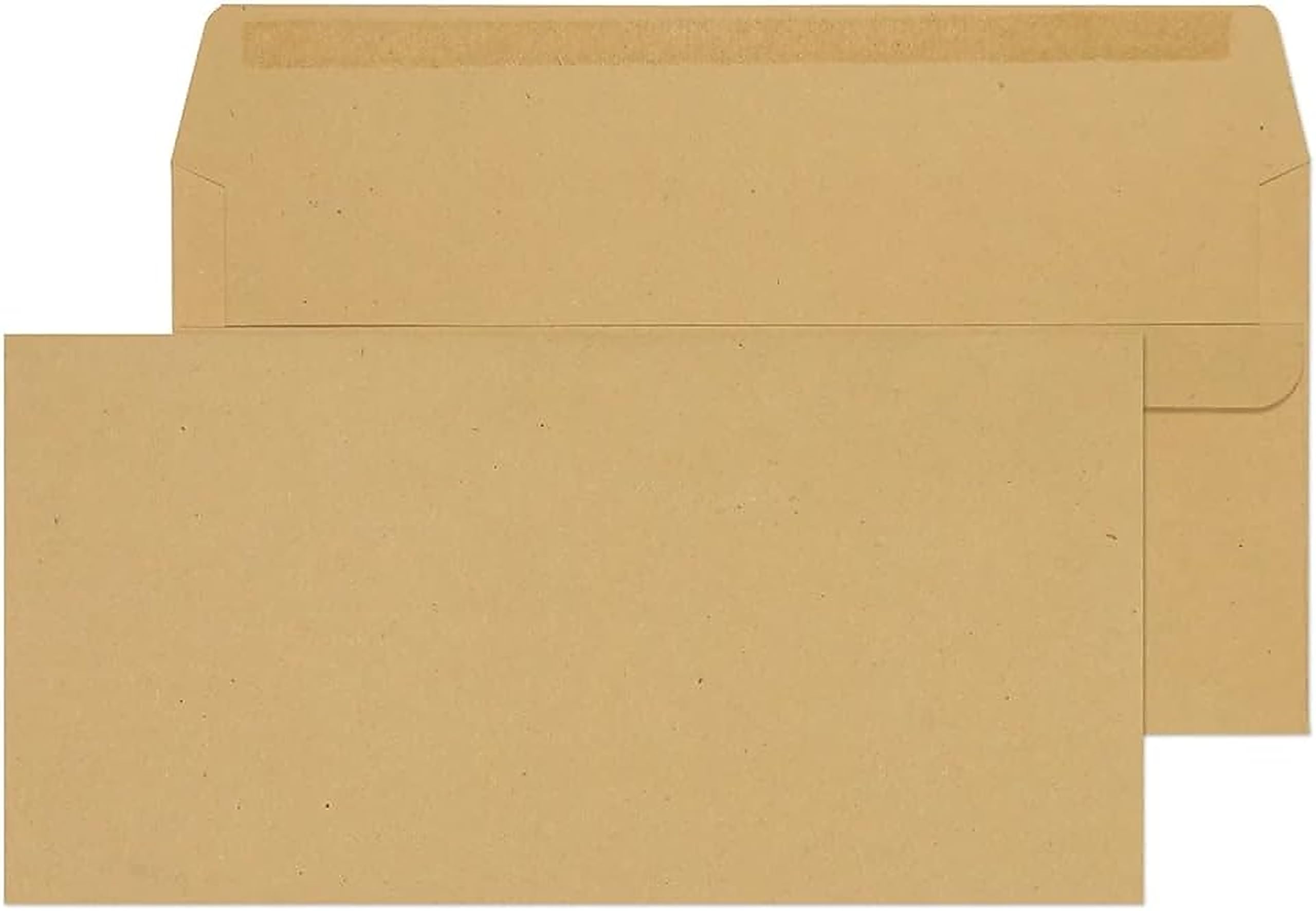 RFE Pack of 1000 - DL Manilla Brown Mailing Envelopes Self Seal for Posting mailing Home Office, Ecommerce and Business 80gsm 110 x 220mm