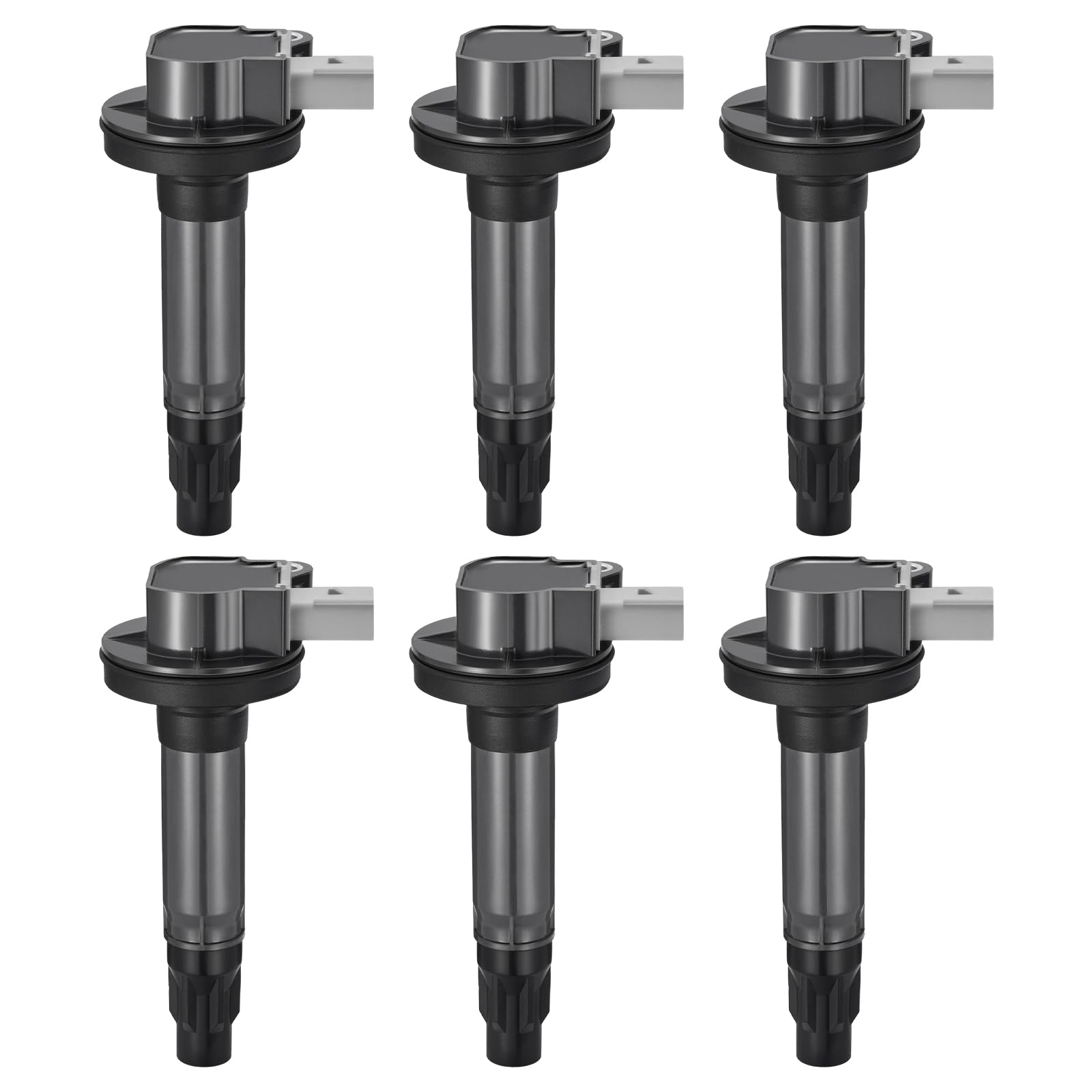 6-Pack UF612 Ignition Coils Compatible with Ford Flex Taurus 2010-2012, Compatible with Lincoln MKS 2010-2013, MKT 2010-2012, V6 3.5L - Replaces AA5Z12029A UF-612 GN10843 9212216 5C1856 DG524