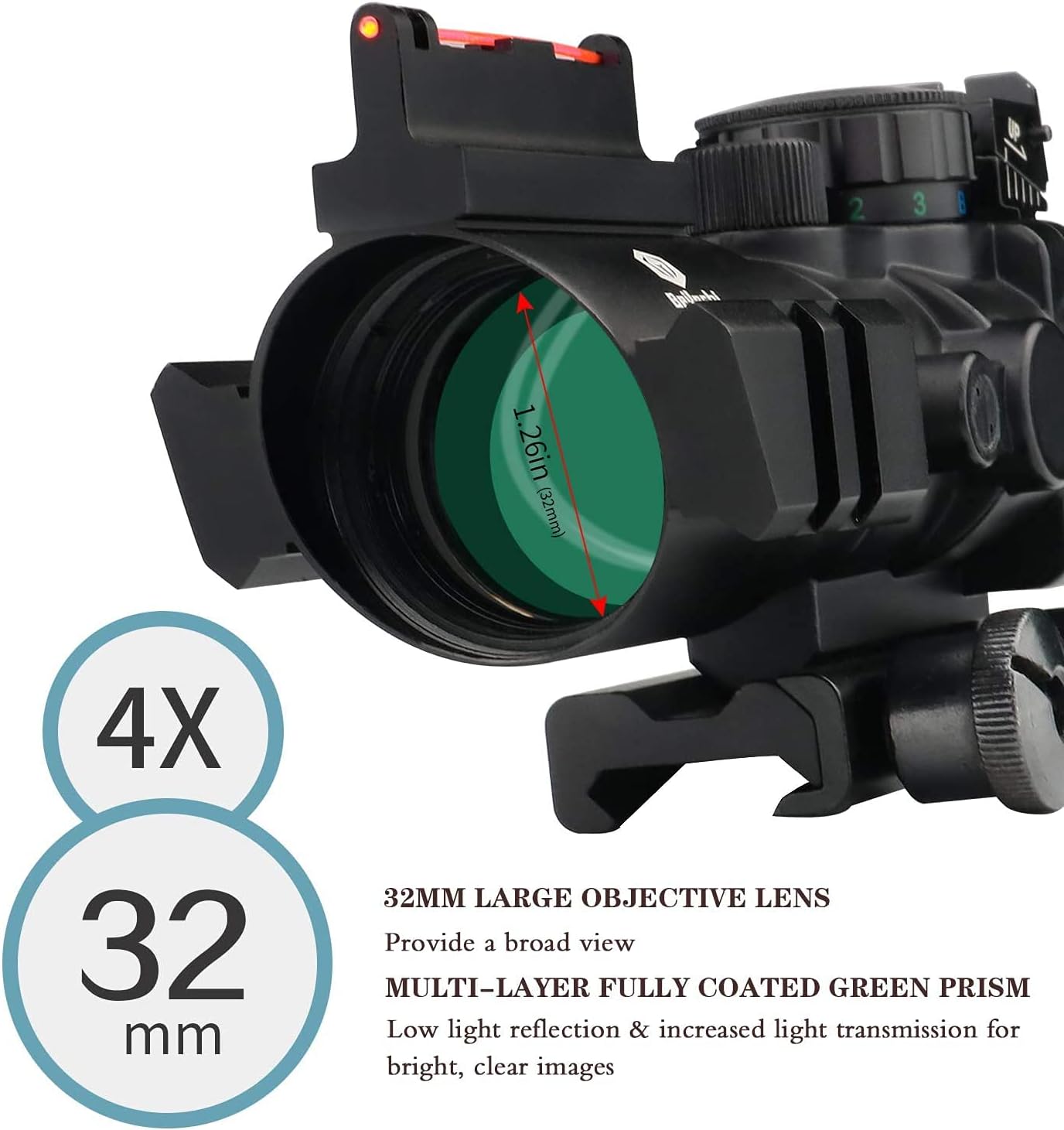 Beileshi Optics Triple Illuminated Reticle Photo