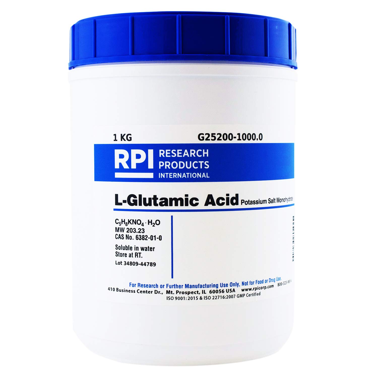 L-Glutamic Acid Potassium Salt Monohydrate, 1 Kilogram