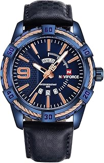 نافي فورس ساعة كاجوال للرجال انالوج من الستانلس ستيل - NF9117GG